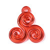 Transparent Acrylic Pendants TACR-S149-25-2