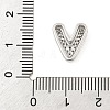 Brass Micro Pave Cubic Zirconia Slide Charms ZIRC-I068-08P-A-3