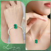 4Pcs Natural Myanmar Jade/Burmese Jade Carved European Beads G-PA0002-44-5