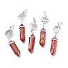 Natural Red Jasper Pointed Big Pendants G-D0021-01P-07-1