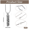 DIY Stainless Steel Pendant Necklaces Making Kits DIY-CN0003-75P-2