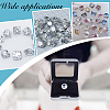 2Pcs 2 Styles Stainless Steel Loose Diamnond Gemstone Display Boxes CON-GA0001-24MP-5
