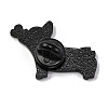 Creative Cartoon Cute Corgi Dog Zinc Alloy Brooches JEWB-U001-01B-2