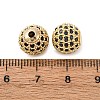 Rack Plating Brass Cubic Zirconia Beads ZIRC-S001-10mm-A01-01-3