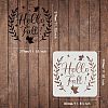 Large Plastic Reusable Drawing Painting Stencils Templates DIY-WH0172-593-2