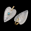Natural Quartz Crystal Pendants GG-CBA51ED-03G-04-3