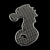 Sea Horse ABC Plastic Pegboards used for 5x5mm DIY Fuse Beads X-DIY-Q009-31-1