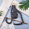 Crafans 3 Sets 3 Colors Toilet Wall Hanging Hand-Woven Rope Holder HJEW-CF0001-06-9