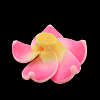 Handmade Polymer Clay 3D Flower Plumeria Beads X-CLAY-Q192-30mm-10-2