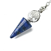 Natural Mixed Stone Cone Dowsing Pendulum Big Pendants G-C114-02P-4