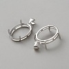 Sterling Silver Basket Pendant Settings STER-WH0008-73B-P-2