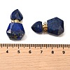 Dyed Natural Lapis Lazuli Perfume Bottle Pendants G-L623-12G-04-3