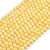 Natural Yellow Jade Beads Strands LS-G-P573-A50-01-2