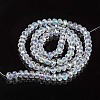 Electroplate Glass Beads Strands X-EGLA-A044-T8mm-L19-2