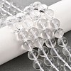 Round Natural Quartz Crystal Bead Strands G-H1648-10mm-01N-AAA-5