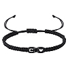 1Pc Adjustable Nylon Cord Braided Bracelets for Women Men BJEW-LP0001-31A-C-1