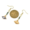 Natural Mixed Gemstone Beaded Dangle Earrings EJEW-JE05717-3