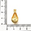 Rack Plating Brass Micro Pave Cubic Zirconia Pendants KK-L226-102G-M-3