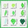 270Pcs 9 Styles Transparent Acrylic Pendant OACR-SZ0001-43-2