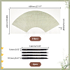10 Sheets Chinese Rice Paper Card AJEW-PH0011-46-2