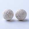 Unwaxed Natural Lava Rock Beads G-F325-16mm-11-1