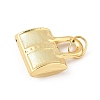 Brass Big Pendants KK-M327-01A-G-2