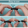 8Pcs 4 Colors Stainless Steel Bayonet Clasps STAS-DR0001-14-3