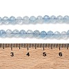 Natural Aquamarine Beads Strands G-B168-A02-4mm-5