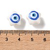 White Base Blue Evil Eye Hand Painted Ceramic Porcelain Beads PR-CBA3F2D-04D-3