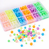 702Pcs 18 Styles Luminous Acrylic Beads MACR-TA0002-09-3