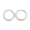 Non-Tarnish Round Ring 304 Stainless Steel Hoop Earrings for Women EJEW-G388-02C-P-1