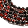 Two Tone Resin Beads Strands GLAA-T035-02F-2