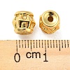 Rack Plating Eco-Friendly Brass Beads KK-M258-08G-3