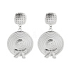 Tarnish Resistant 304 Stainless Steel Stud Earrings EJEW-P284-02P-1