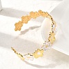 304 Stainless Steel Cuff Bangles for Women BJEW-F509-03C-G-3