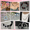 2Strands Crackle Glass Beads Strands GLAA-LT0001-01C-5