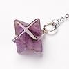 Chakra Natural Amethyst Dowsing Pendulums G-F516-01I-3