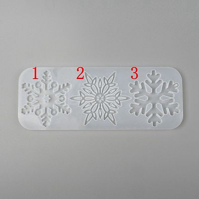 Christmas DIY Snowflake Silicone Pendant Molds LS-DIY-P006-31-1