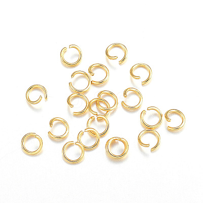 304 Stainless Steel Open Jump Rings LS-A-STAS-F084-27G-1
