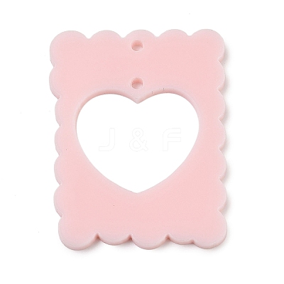 Opaque Acrylic Pendants FIND-K017-12C-1