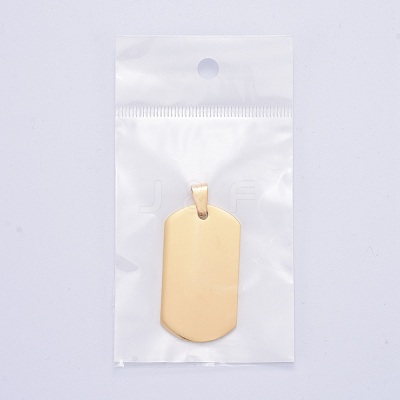 304 Stainless Steel Big Pendants STAS-I140-19F-G-1