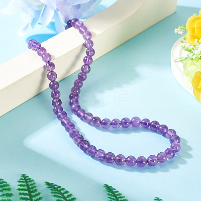 Natural Amethyst Beads Strands G-TA0002-57B-1