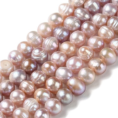 Natural Cultured Freshwater Pearl Beads Strands PEAR-E018-19A-1