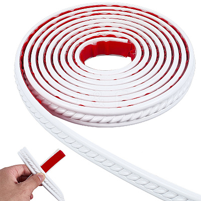 PVC Self-Adhesive Flexible Molding Trim AJEW-WH20064-72-1