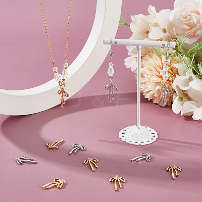 20Pcs 2 Colors Brass Rhinestone Pendants FIND-DR0001-70-1