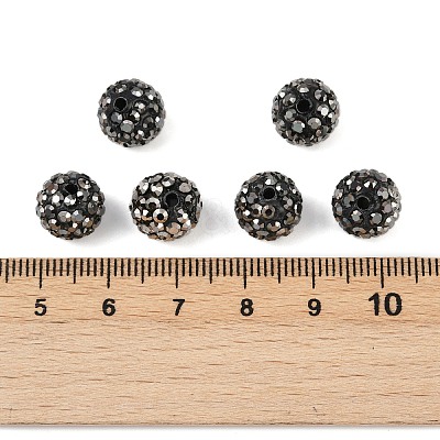 Polymer Clay Rhinestone Beads RB-N006-71-1