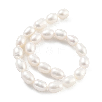 Natural Cultured Freshwater Pearl Beads Strands PEAR-P062-08L-1