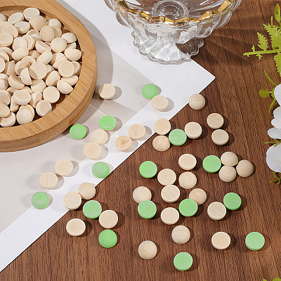 Unfinished Natural Wood Cabochons WOOD-SP0001-55C-1