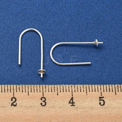 925 Sterling Silver Earring Hooks STER-NH0001-40S-1
