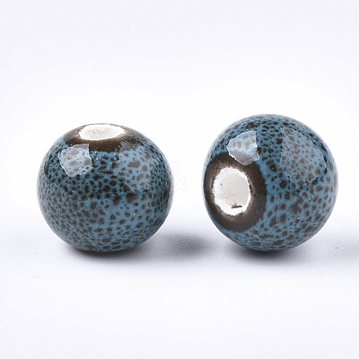 Handmade Porcelain Beads PORC-Q262-01C-1